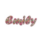 Daisies Name/Text Decal - Large (Personalized)