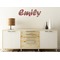 Daisies Wall Name Decal On Wooden Desk