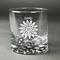 Daisies Whiskey Glass - Front/Approval
