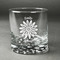 Daisies Whiskey Glass (Single) (Personalized)