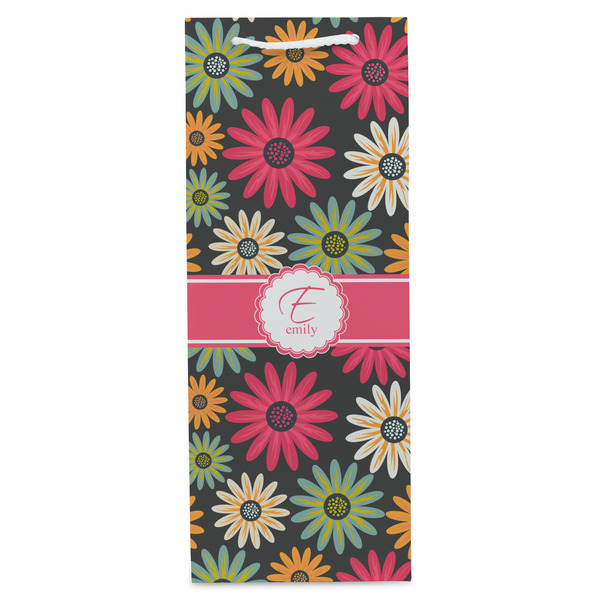 Daisies Wine Gift Bag - Gloss - Front