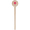 Daisies Wooden 4" Food Pick - Round - Single Pick