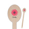 Daisies Oval Wooden Food Picks (Personalized)