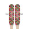 Daisies Wooden Food Pick - Paddle - Double Sided - Front & Back