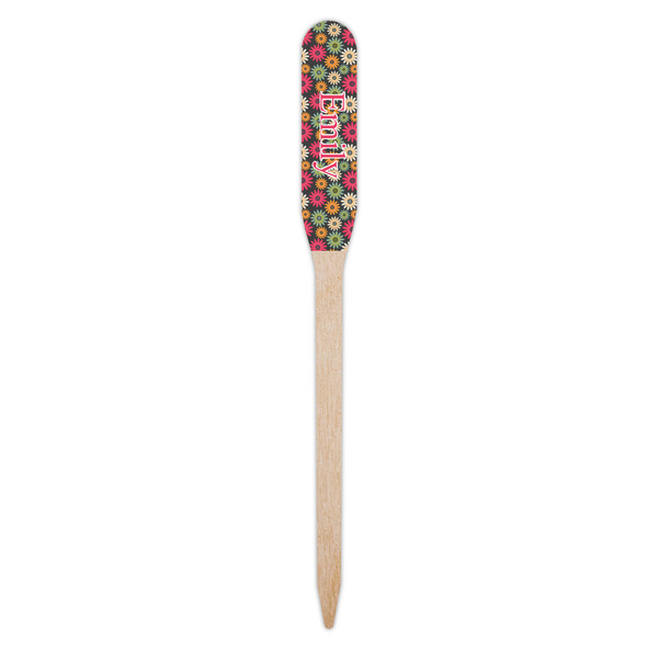 Daisies Wooden Food Pick - Paddle - Single Pick