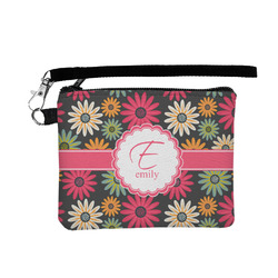 Daisies Wristlet ID Case w/ Name and Initial