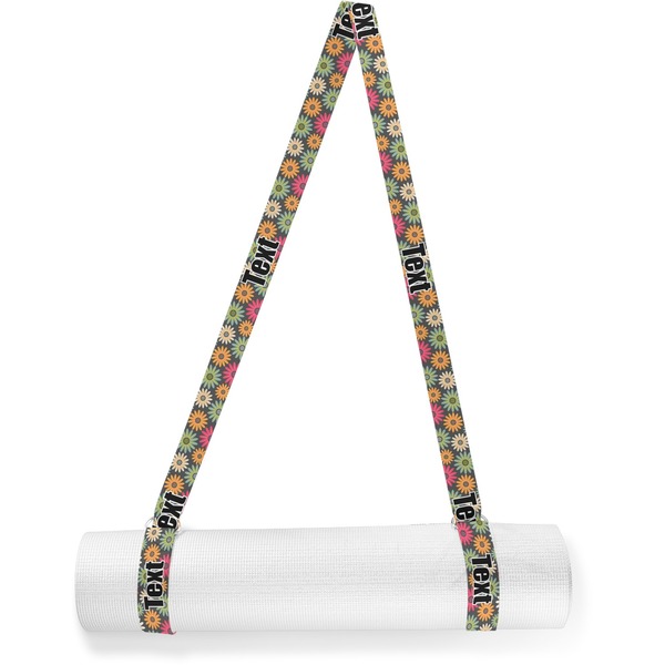 Custom Daisies Yoga Mat Strap (Personalized)