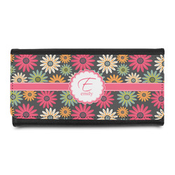 Daisies Leatherette Ladies Wallet (Personalized)