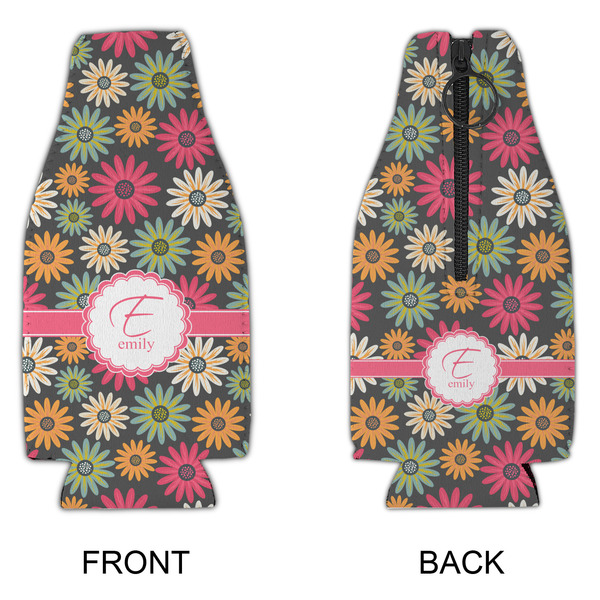 Daisies Zipper Bottle Cooler - APPROVAL