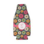 Daisies Zipper Bottle Cooler (Personalized)