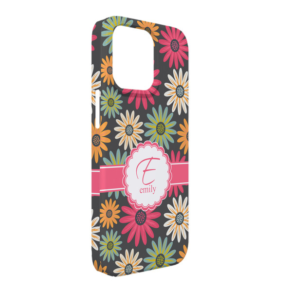 Custom Daisies iPhone Case - Plastic - iPhone 13 Pro Max (Personalized)