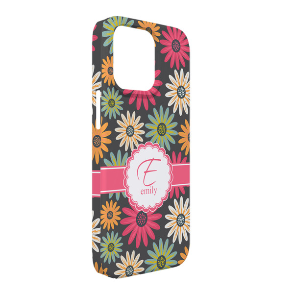 Custom Daisies iPhone Case - Plastic - iPhone 13 Pro Max (Personalized)