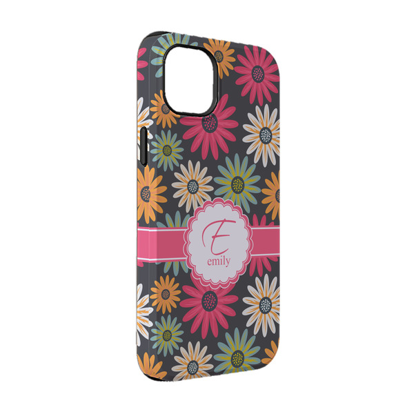Custom Daisies iPhone Case - Rubber Lined - iPhone 14 (Personalized)