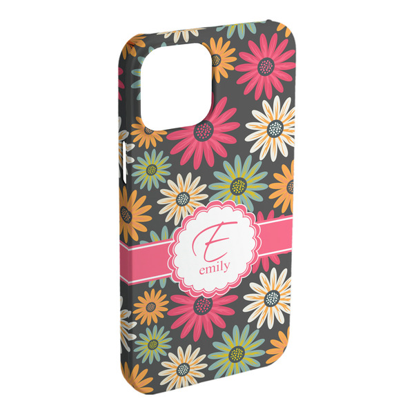 Custom Daisies iPhone Case - Plastic - iPhone 15 Plus (Personalized)