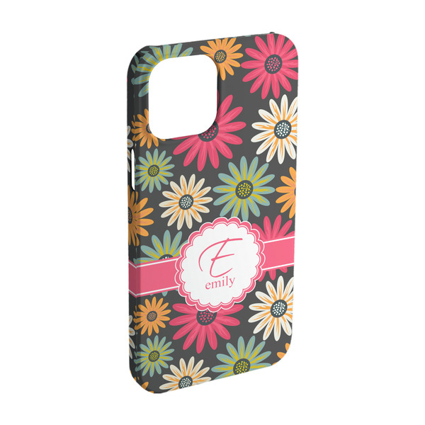 Custom Daisies iPhone Case - Plastic - iPhone 15 Pro (Personalized)