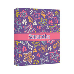 Simple Floral Canvas Print - 11x14 (Personalized)