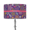 Simple Floral 12" Drum Lamp Shade - Fabric (Personalized)