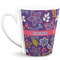 Simple Floral 12 Oz Latte Mug - Front Full