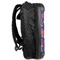 Simple Floral 13" Hard Shell Backpacks - Side View