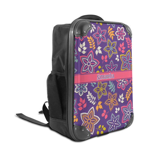 Simple Floral 15" Backpack - ANGLE VIEW
