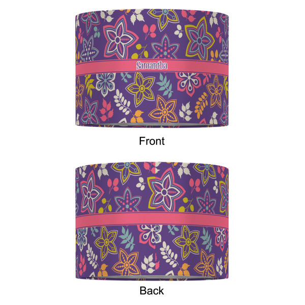 Simple Floral 16" Drum Lampshade - APPROVAL (Fabric)