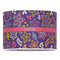 Simple Floral 16" Drum Lampshade - FRONT (Poly Film)
