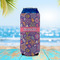 Simple Floral 16oz Can Sleeve - LIFESTYLE