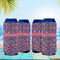 Simple Floral 16oz Can Sleeve - Set of 4 - LIFESTYLE