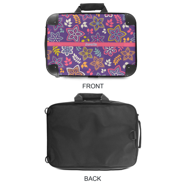 Simple Floral 18" Laptop Briefcase - APPROVAL