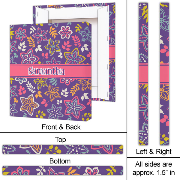 Simple Floral 20x24 - Canvas Print - Approval