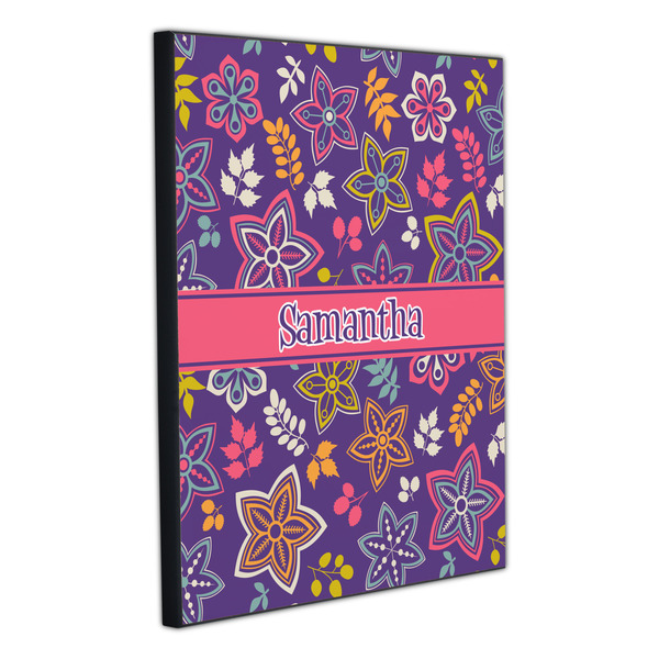 Simple Floral 20x24 Wood Print - Angle View