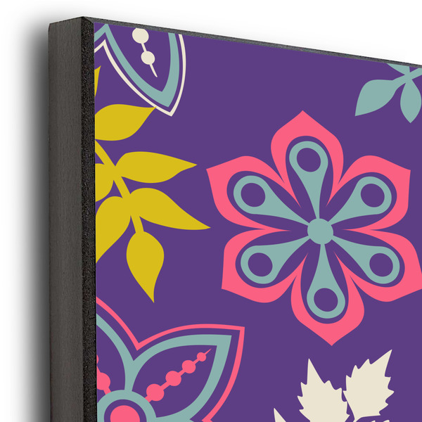 Simple Floral 20x24 Wood Print - Closeup