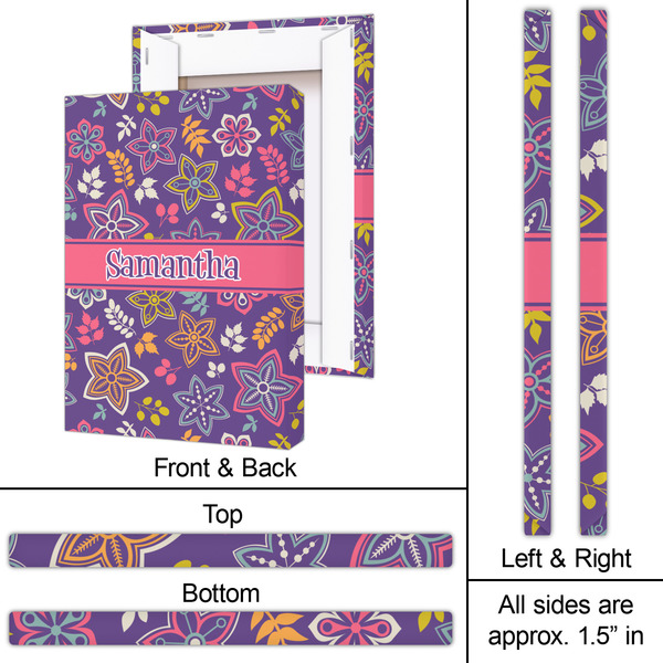 Simple Floral 20x30 - Canvas Print - Approval