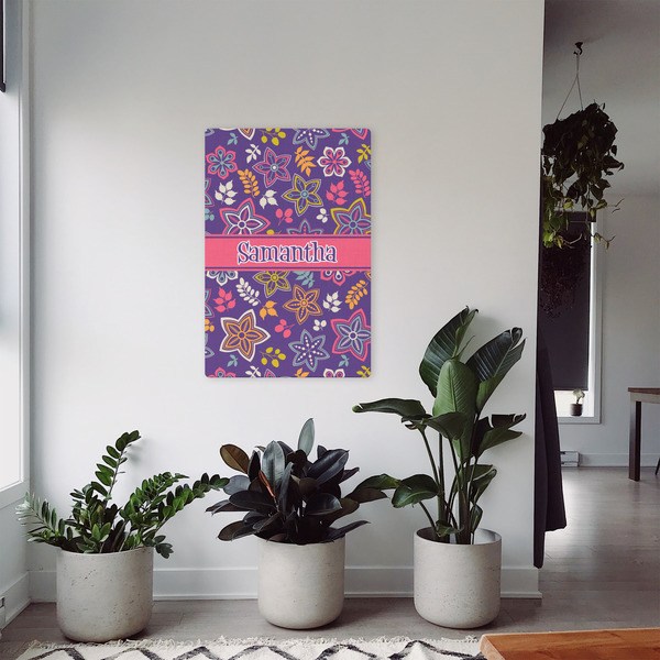 Simple Floral 20x30 - Canvas Print - In Context