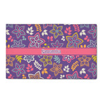 Simple Floral 3' x 5' Indoor Area Rug (Personalized)