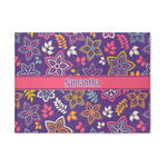 Simple Floral Area Rug (Personalized)