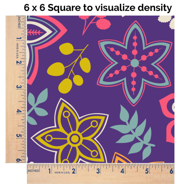 Simple Floral 6x6 Swatch of Fabric