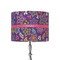 Simple Floral 8" Drum Lampshade - ON STAND (Fabric)