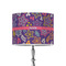 Simple Floral 8" Drum Lampshade - ON STAND (Poly Film)
