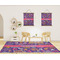 Simple Floral 8'x10' Indoor Area Rugs - IN CONTEXT