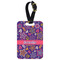Simple Floral Aluminum Luggage Tag (Personalized)