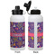 Simple Floral Aluminum Water Bottle - White APPROVAL