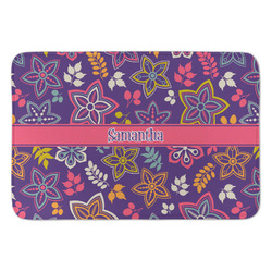 Simple Floral Anti-Fatigue Kitchen Mat (Personalized)