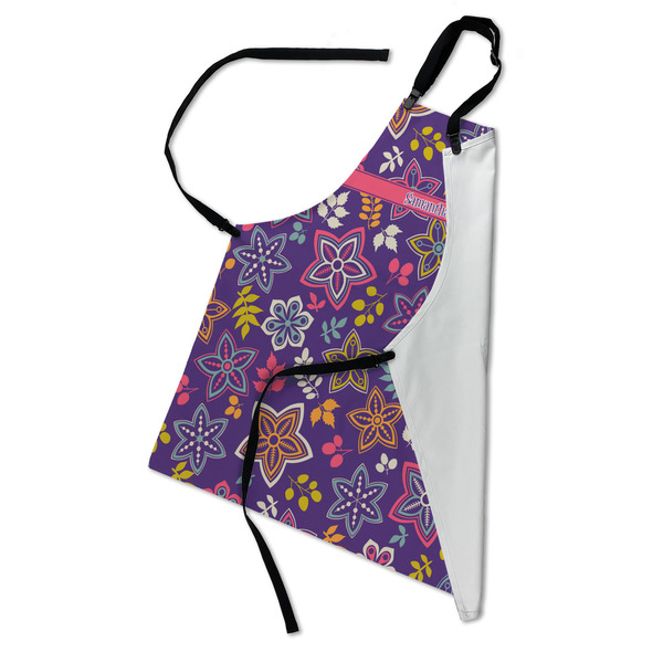 Simple Floral Apron - Folded