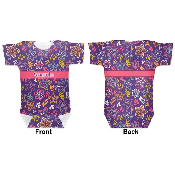 Simple Floral Baby Bodysuit Approval