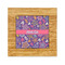 Simple Floral Bamboo Trivet with Ceramic Tile Insert (Personalized)