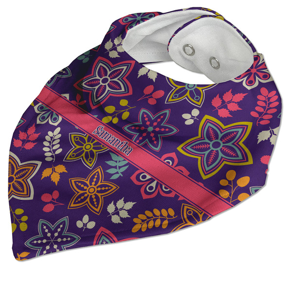 Simple Floral Bandana Closed