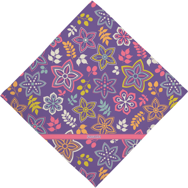Simple Floral Bandana - Full View