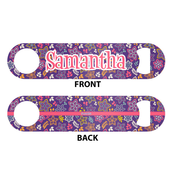 Simple Floral Bar Bottle Opener - White - Approval