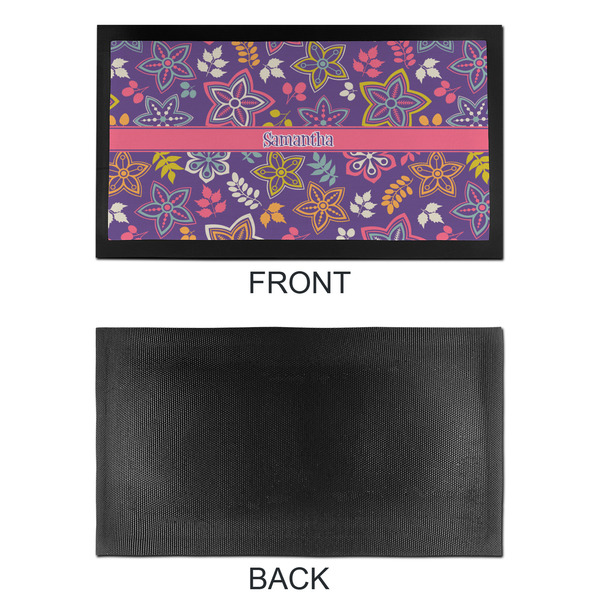 Simple Floral Bar Mat - Small - APPROVAL